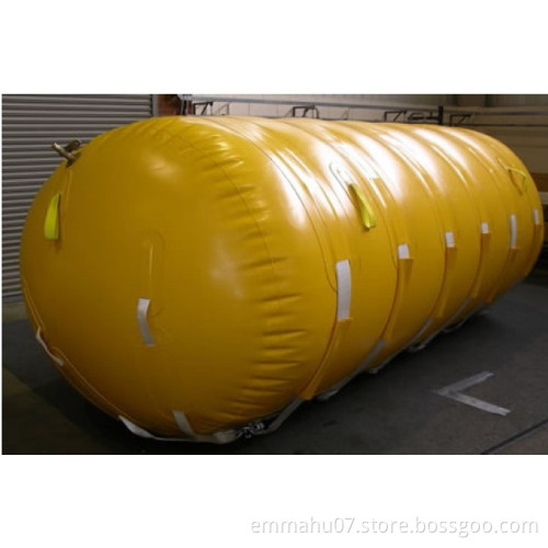 Proof Load testing water bag for free fall life boat